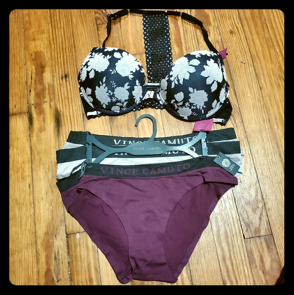 Vince Camuto Other - BRAND NEW Vince Camuto Bra 38C & Bikini 3 pack